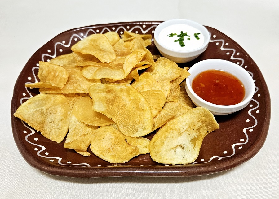 Domáce zemiakové chipsy